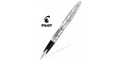 Stylo Plume Pilot Carpe Silver Argent Massif Réf_FKN-70SR-KOIM