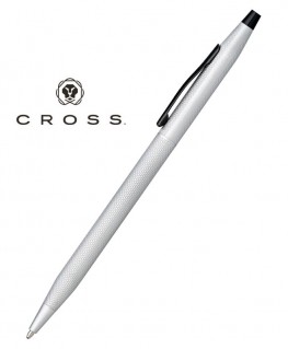 Stylo Bille Cross Century Classic PVD Chromé Brossé réf AT0082-124