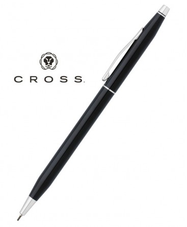 Stylo Mine Cross Century Classic Laque Noire Satinée réf AT0083-77