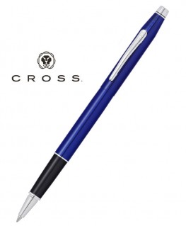 Stylo Roller Cross Century Classic Laque Bleue Translucide réf AT0085-112