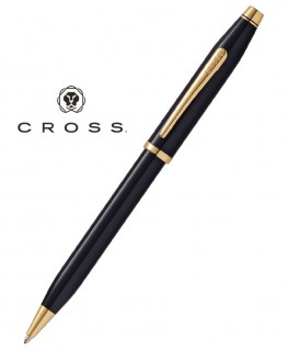 Stylo Bille Cross Century 2 Laque Noire réf 412WG-1