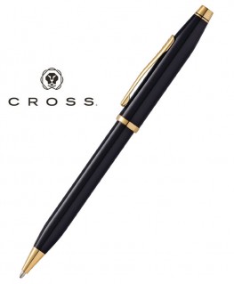 Stylo Bille Cross Century 2 Laque Noire réf 412WG-1