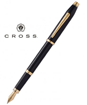 Stylo Plume Cross Century 2 Laque Noire réf 419-1FF