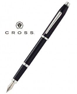 Stylo Plume Cross Century 2 Laque Noire réf AT0086-102MS