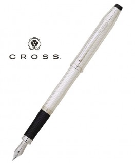 Stylo Plume Cross Century 2 Argent Massif réf HN3009-MY