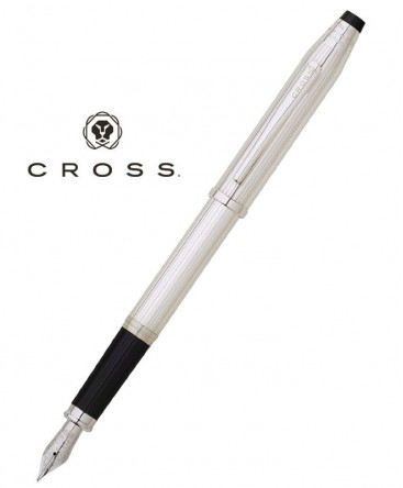 Stylo Plume Cross Century 2 Argent Massif réf HN3009-MY