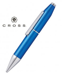 Stylo Cross Roller Convertible Cross X Bleu Cobalt fermé Réf_AT0725-4