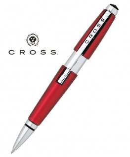 Stylo Roller convertible Cross Edge Rouge Satiné Réf_AT0555-7