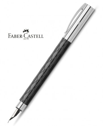 stylo-plume-faber-castell-ambition-losange-noir-brillant-ref_148920