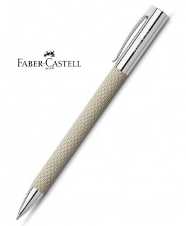 ecrin-Stylo-Bille-Faber-Castell-Ambition-OpArt-White Sand-réf_149616