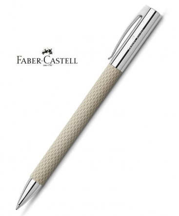 ecrin-Stylo-Bille-Faber-Castell-Ambition-OpArt-White Sand-réf_149616