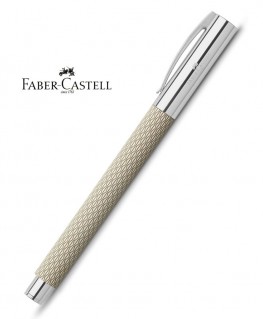 Stylo-Plume-Faber-Castell-Ambition-OpArt-White Sand-réf_149620