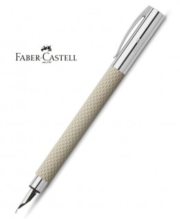 Stylo-Plume-Faber-Castell-Ambition-OpArt-White Sand-réf_149620