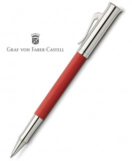 stylo-roller-graf-von-faber-castell-guilloche-rouge-indien-ref_146529