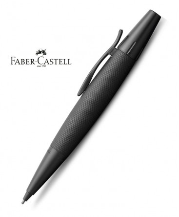 stylo-porte-mine-faber-castell-e-motion-aluminium-pure-black-138690