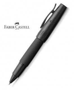 stylo-roller-faber-castell-e-motion-aluminium-pure-black-148625