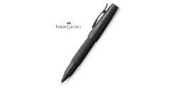 stylo-roller-faber-castell-e-motion-aluminium-pure-black-148625