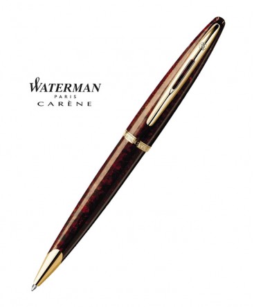 stylo-bille-waterman-carene-ambre-marine-gt-s0700940-3501170700945