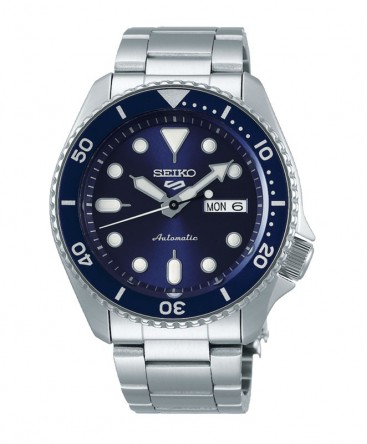 montre-homme-seiko5-automatique-3 aiguilles-ref_SRPD51K1